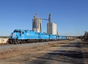 Chasing a grain train in South Carolina